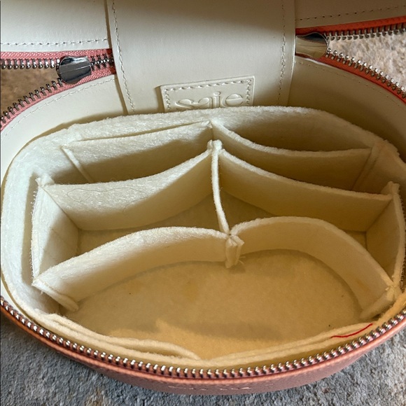 Saie Peach Mini Cosmetic Bag - Picture 3 of 4